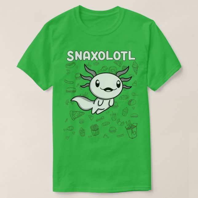 Niedlich Axolotl Lover Snaxolotl (78) T-Shirt (Design vorne)