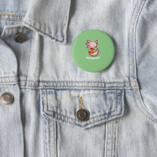 Niedlich Axolotl Lover Snaxolotl Kawaii Axolotl Fo Button