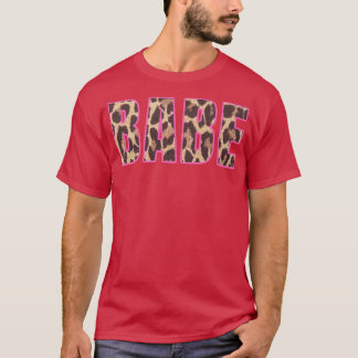Niedlich Babe Leopard Print Bridal Junggeselinnen- T-Shirt