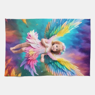 Niedlich Baby Angel Wings Art-38424 Geschirrtuch
