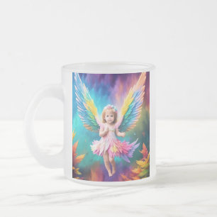 Niedlich Baby Angel Wings Art-38424 Mattglastasse