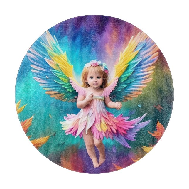 Niedlich Baby Angel Wings Art-38424 Schneidebrett (Vorderseite)