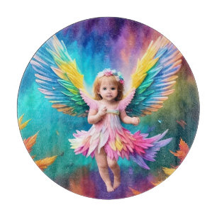 Niedlich Baby Angel Wings Art-38424 Schneidebrett