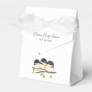 Niedlich Baby Bird Chickadees Baby Dusche Geschenkschachtel