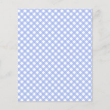 Niedlich Baby Blue Gingham Pattern Scrapbook