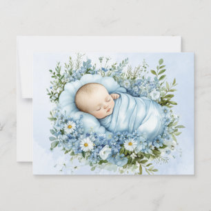 Niedlich Baby Blue Postkarte