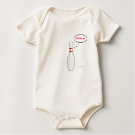 Niedlich Baby Bowler Spare Me Bowling Team Mascot T-shirt