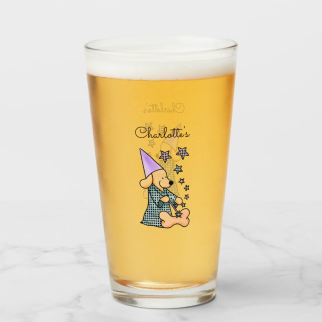 Niedlich Baby Boy Blue und Black Elegante Funny Do Glas (Vorne (Gefüllt))