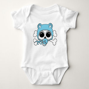Niedlich Baby Boy Skull Baby Strampler