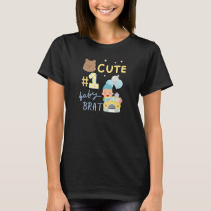 Niedlich Baby Brat Boy Baby Junge Mutter Vater T-Shirt