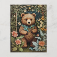 Niedlich Baby Brown Bear William Morris Inspiriert