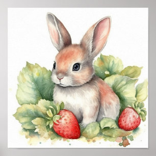 Niedlich Baby Bunny Rabbit Poster
