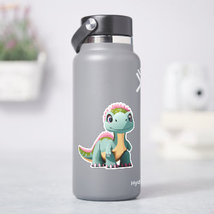 Niedlich Baby Cartoon Dinosaur Aufkleber