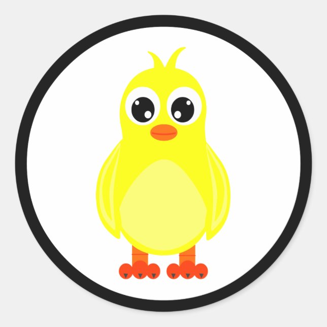 Niedlich Baby Chick Stickers (Vorderseite)