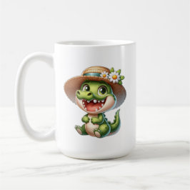 Niedlich Baby Crocodile Kaffeetasse