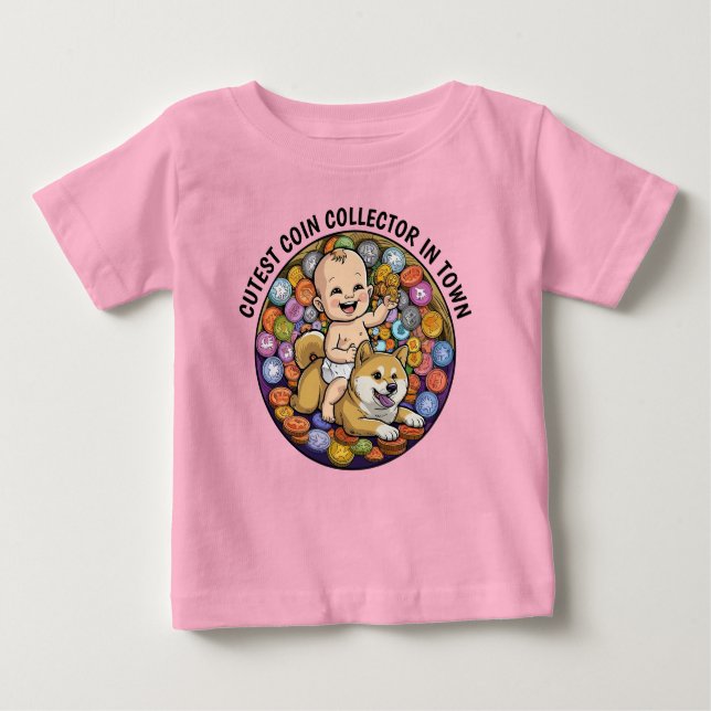 Niedlich Baby Crypto Baby T-shirt (Vorderseite)