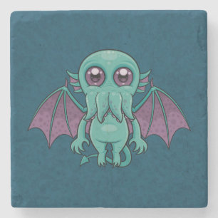 Niedlich Baby Cthulhu Monster Steinuntersetzer
