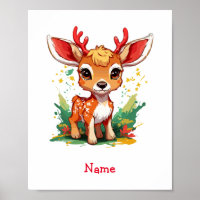 Niedlich Baby Deer Individuelle Name