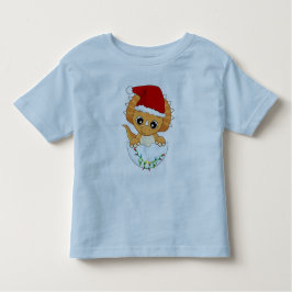 Niedlich Baby Dino Weihnachten Kleinkind T-shirt
