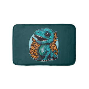 Niedlich Baby Dinosaur Badematte