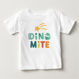 Niedlich Baby Dinosaur, Dino Mite Party T-shirt