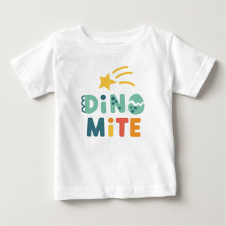 Niedlich Baby Dinosaur, Dino Mite Party T-shirt