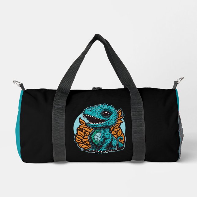 Niedlich Baby Dinosaur Duffle Bag (Vorderseite)