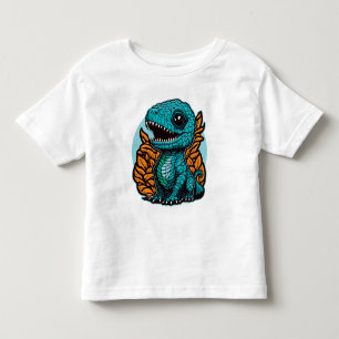Niedlich Baby Dinosaur Kleinkind T-shirt