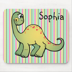 Niedlich Baby Dinosaur Mousepad für ein Mädchen