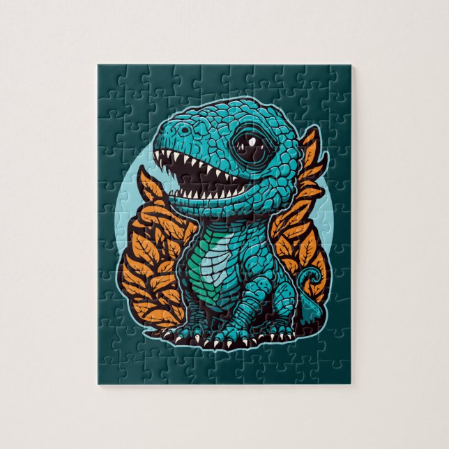 Niedlich Baby Dinosaur Puzzle (Vertikal)