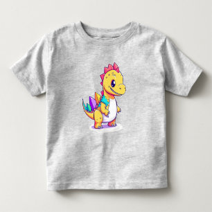 Niedlich Baby Dinosaurier Design Kleinkind T-shirt