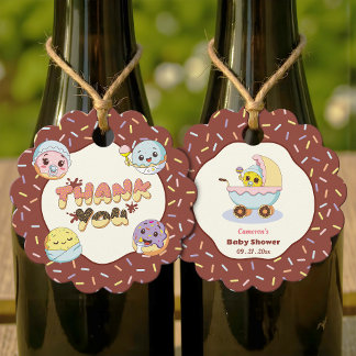 Niedlich Baby Donut Cartoon Kinderdusche und Sprin Geschenkanhänger