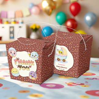 Niedlich Baby Donut Cartoon Kinderdusche und Sprin Geschenkschachtel