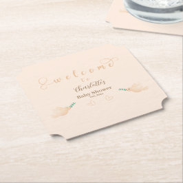 Niedlich Baby Dove Baby Dusche Untersetzer