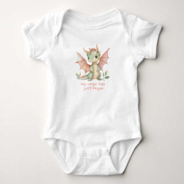 Niedlich Baby Dragon Bodysuit Strampler (Vorderseite)