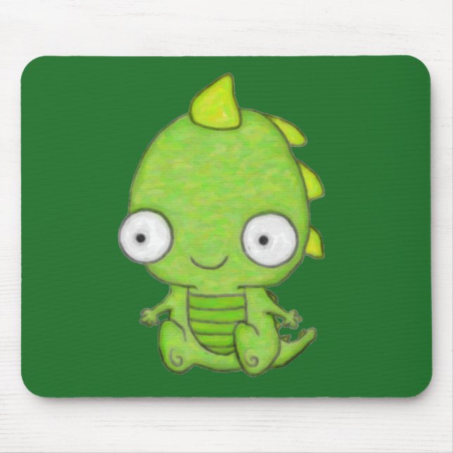 Niedlich Baby Dragon Mousepad (Vorne)