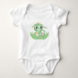 Niedlich Baby Dragon Watercolor Baby Strampler