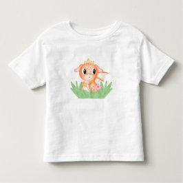 Niedlich Baby Dragon Watercolor Kleinkind T-shirt