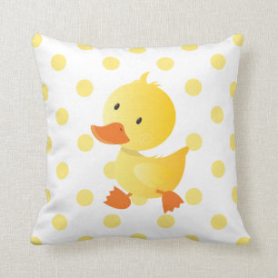Niedlich Baby Duck Polka Dots Kissen