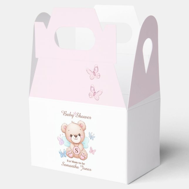 Niedlich Baby Dusche Personalisiert Gefallen Box Geschenkschachtel (Geöffnet)