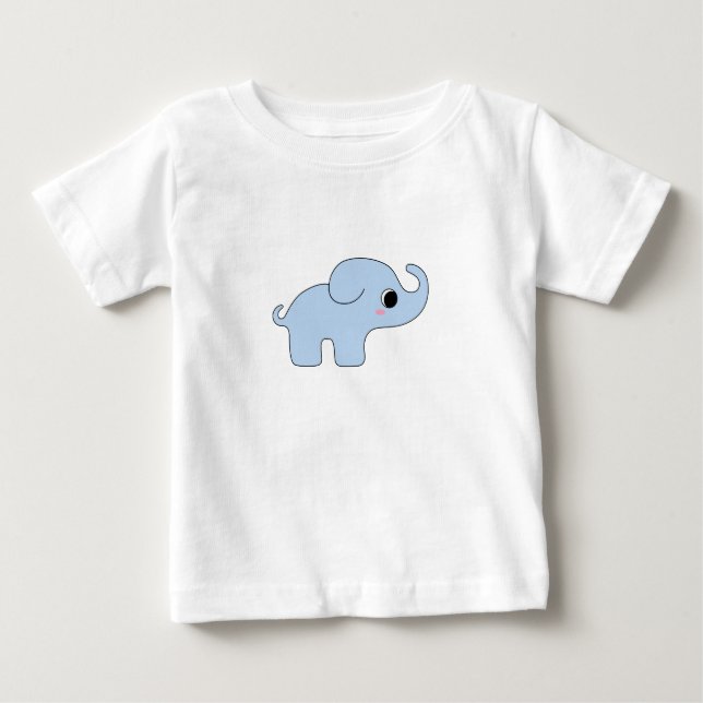Niedlich Baby Elephant Baby T - Shirt (Vorderseite)