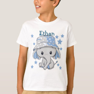 Niedlich Baby Elephant Boy T-Shirt