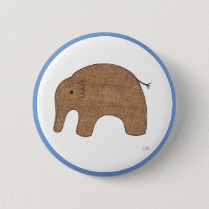 Niedlich Baby Elephant Button-Erin Brie Art Button