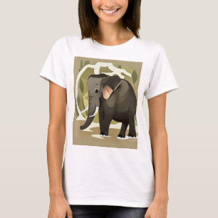 Niedlich Baby Elephant Child Art T-Shirt