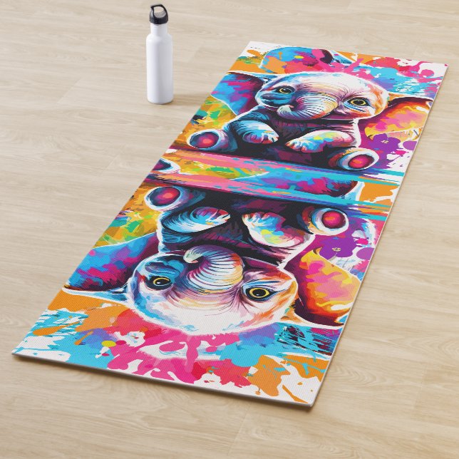 Niedlich Baby Elephant - Elephant Yoga Matts Yogamatte (Beispiel)