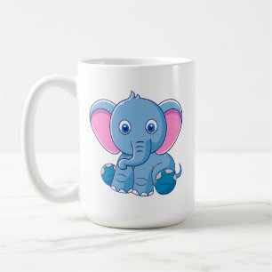Niedlich Baby Elephant Kaffeetasse