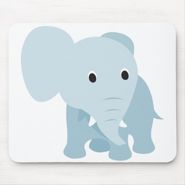 Niedlich Baby Elephant Mousepad (Vorne)
