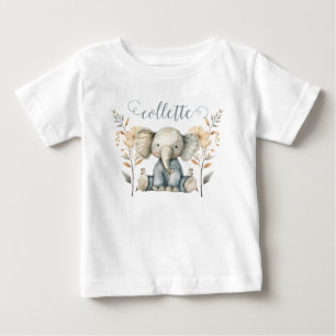 Niedlich Baby Elephant Personalisiert T-shirt