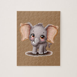 Niedlich Baby Elephant Puzzle