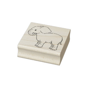 Niedlich Baby Elephant Rubber Briefmarke Gummistempel